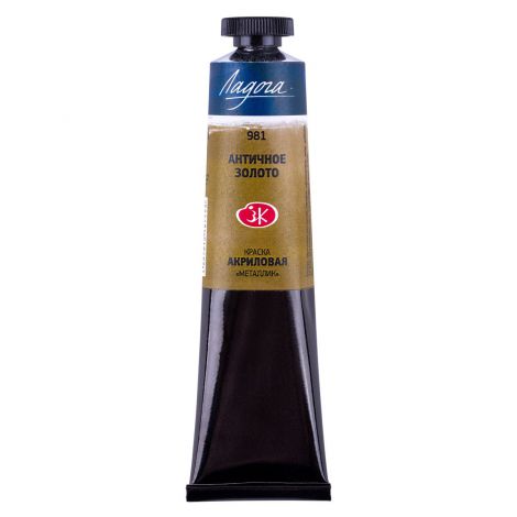 Farba akrylowa Ladoga 46ml, Złota - Antique Gold